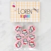 Loren Crafts 8li Kedi Düğme - 1027
