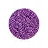 Mor Renk 4 mm Yaklaşık 1100 adet / 100 gram Cam Boncuk Oya Yazma Bileklik ve Kolye