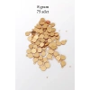 Oya Abiye Bileklik Kolye Pleksi Metalik Plastik Pul Altın Renk 8 gram 75 adet - BNC493