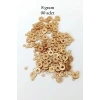 Oya Abiye Bileklik Kolye Pleksi Metalik Plastik Pul Altın Renk 8 gram 90 adet - BNC477