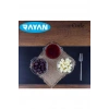 Rayan Circle Tekli Yuvarlak Cam Kahvaltılık