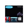 Rayan Kitchen Plastik Kapaklı 14 Cm Saklama Kabı Cam