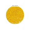Sarı Renk 4 mm Yaklaşık 1100 adet / 100 gram Cam Boncuk Oya Yazma Bileklik ve Kolye