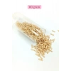 Uzun Boru Kesme Boncuk Çap 2mm Uzunluk 10 mm - 60 Gram - Koyu Krem - BNC268