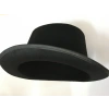 Yetişkinler İçin Siyah Renk Ringmaster Sihirbaz Şapkası Fötr Şapka 15 Cm