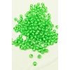 Yuvarlak Boncuk İçten Boncuklu Bileklik Çanta Boncuğu 8 mm 50 gr Yeşil - BNC471