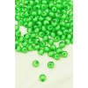 Yuvarlak Boncuk İçten Boncuklu Bileklik Çanta Boncuğu 8 mm 50 gr Yeşil - BNC471