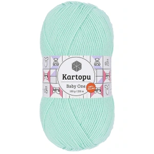 1 Adet Baby One Tüylenmeyen El Örgü İpi Yünü Açık Yeşil K507