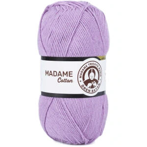 1 Adet Madame Cotton El Örgü İpi Yünü 100 gr 023 Lila