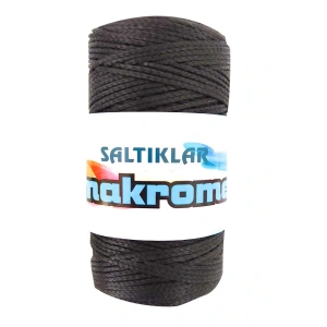 1 Adet Polyester Makrome İpi SYH Siyah 100 gr