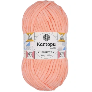 1 Adet Yumurcak Kadife El Örgü İpi Somon K218