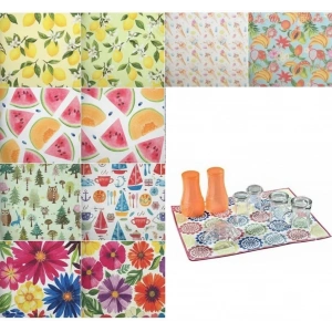 10 Adet Kurutmalık Mikrofiber Kurutma Bulaşık Tezgah Altlığı