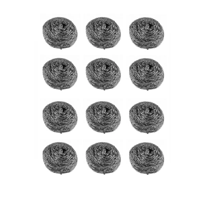 12 Adet Paslanmaz Bulaşık Teli Endüstriyel Boy 10 gr