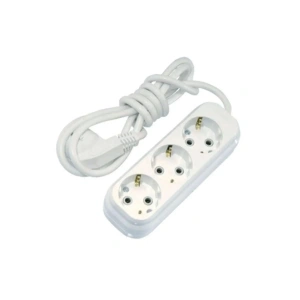 3lü Topraklı Kablolu Priz 5 Mt Royaleks-81836