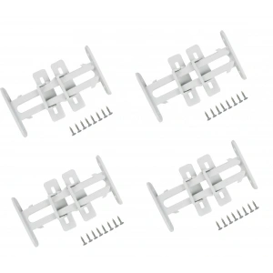 4 Adet Bebek Çocuk Koruma Kilidi - Dolap Çekmece Kilidi Sürgülü Kilit