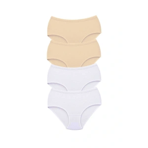 4 Adet Tutku Kadın Yüksek Bel Bato Kalın Lastik Külot S9