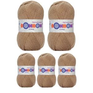 5 Adet Festival Simli Örgü İpi Yünü Renk No:672