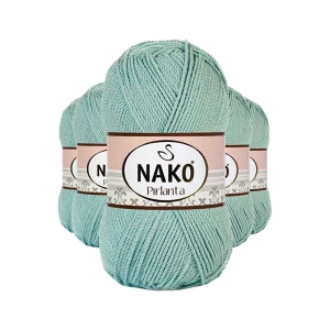 5 Adet Pırlanta Amigurumi El Örgü İpi Yünü Çağla Yeşili 12297