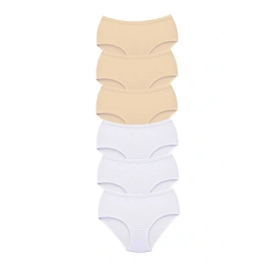 6 Adet Tutku Kadın Yüksek Bel Bato Kalın Lastik Külot S9