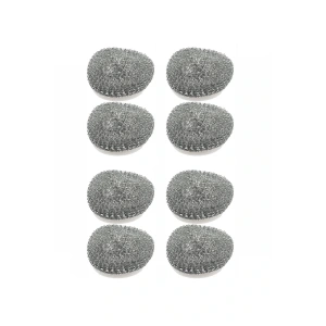 8 Adet Paslanmaz Çelik Tel Bulaşık Teli Poşetli