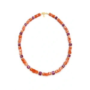 Akrilik Kolye - Turuncu