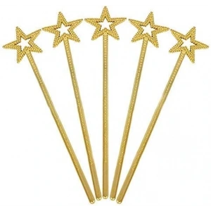 Altın Renk Yıldız Peri Asası Peri Değneği 34 Cm 1 Adet