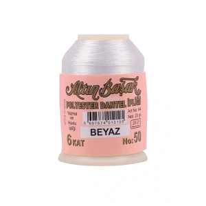 Altınbaşak Oya ve Dantel İpi 20 gr - Royaleks - No: BEYAZ