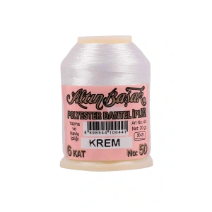 Altınbaşak Oya ve Dantel İpi 20 gr - Royaleks - No: KREM