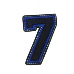Aplike Ütü İle Yapışan 7  Rakamı  Arma 2x5 cm