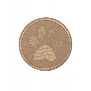 Aplike Ütü İle Yapışan Kahve Pati Arma 5 cm