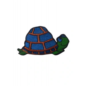 Aplike Ütü İle Yapışan Kaplumbağa Arma 4x3 cm