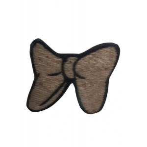Aplike Ütü İle Yapışan Küçük Kelebek Kahverengi Arma 3x2 cm