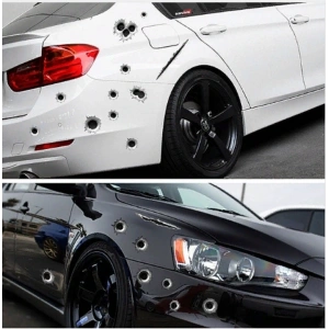 Araç Sticker Yara Bere Oto Sticker Yara Şeklinde 3d