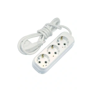 Asel 3lü Topraklı Kablolu Priz 5 Mt Ast 305