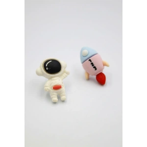 Astronot Hamur Küpe - ÇOK RENKLİ