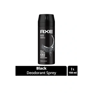 Axe Erkek Deodorant & Bodyspray Black 48 Saat Etkileyici Koku Vücut Spreyi 150 ml