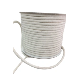 Bağcık İpi Pamuk 0,5 cm Krem 5 Metre