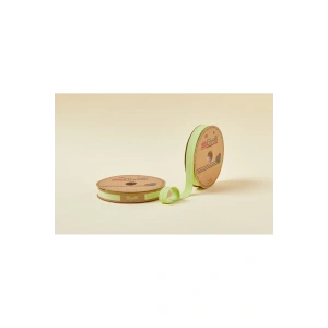 Biye Koton Katlı D31 Fıstık Yeşili 2 cm 25 Metre %65 Koton %35 Polyester