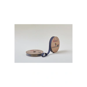 Biye Koton Katlı D39 Lacivert 2 cm 25 Metre %65 Koton %35 Polyester