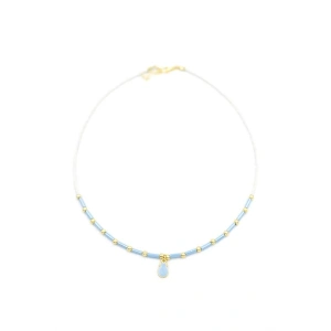 Boncuk Ananas Kolye - Beyaz