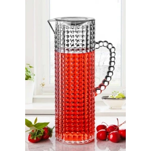 Boncuklu Şeffaf Sürahi 1,5 Lt Royaleks-82939