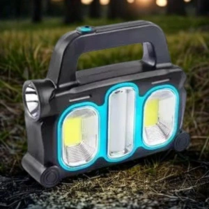 BUFFER®  Hurry Bolt Güneş Enerjili Taşınabilir Çalışma Lambası – Powerbank Özellikli