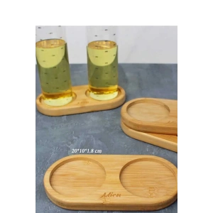 Büyük Boy Bambu Yağdanlık Altlığı