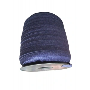 Çamaşır Lastiği Düz 1 cm  1 Metre Koyu Mor