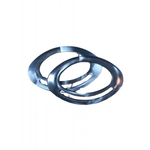 Çanta Sapı Oval Siyah-Beyaz 18 cm