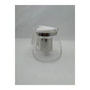 Çelik Süzgeçli Cam Demlik 900 Ml. Royaleks-8882