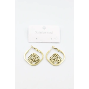 Çiçek Küpe - Altın