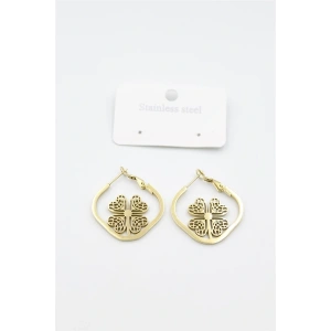 Çiçek Küpe - Altın