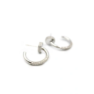 Çivi Küpe - Gümüş