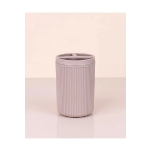 Çizgili Yuvarlak Diş Fırçalık